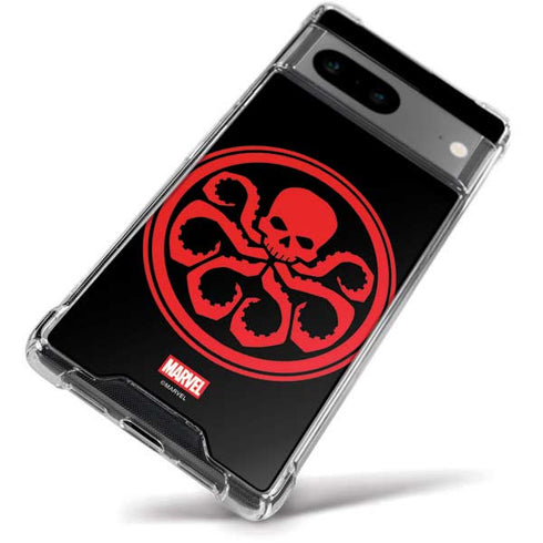 Marvel Captain America Hydra Symbol Google Pixel 8a Clear Case
